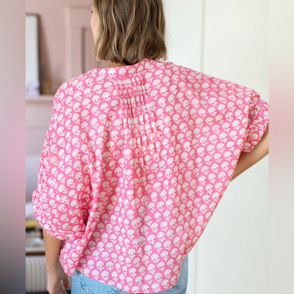 NEW Emerson Fry Mandarin Collar Top - Picture 4 of 6